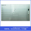 Classic stainless steel refrigerator magnet memo board